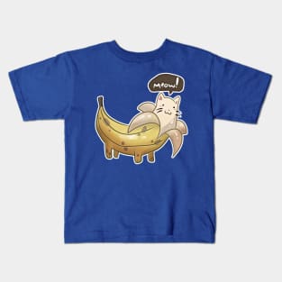 Banana Kitty Kids T-Shirt